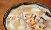 トウガンの丸蒸しスープ