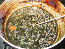 豆油肉の煮汁