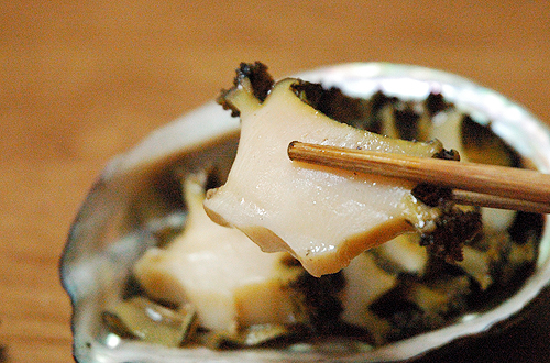 鮑料理4品 アワビの水貝 蚫の酒蒸し 蚫の黒作り 干し鮑魚 レシピサイトぷちぐる