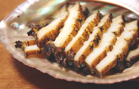 アワビの浜焼き 肝の酢のもの レシピサイトぷちぐる
