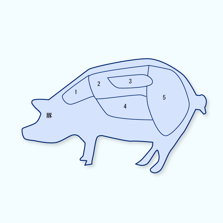 豚肉分布図 | レシピサイトぷちぐる