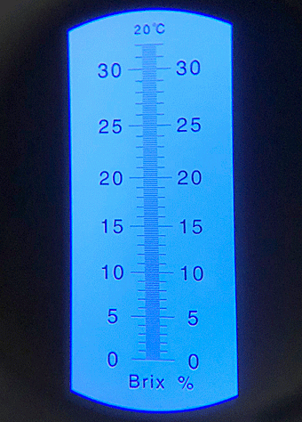 Timvasion 糖度計の使い方 0 32度