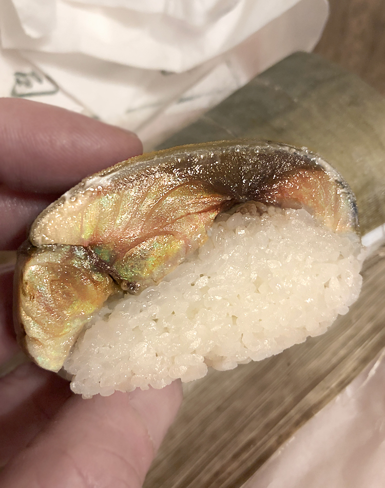吉野寿司の鯖寿司